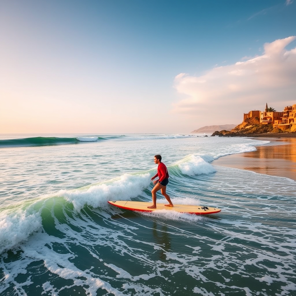 Quick way to grow your surf skills: affordable surf lessons taghazout 3