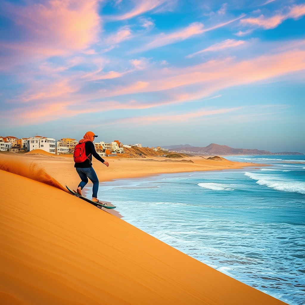 Quick way to grow your adventure: Sandboarding Timlalin Day Trip Taghazout 5