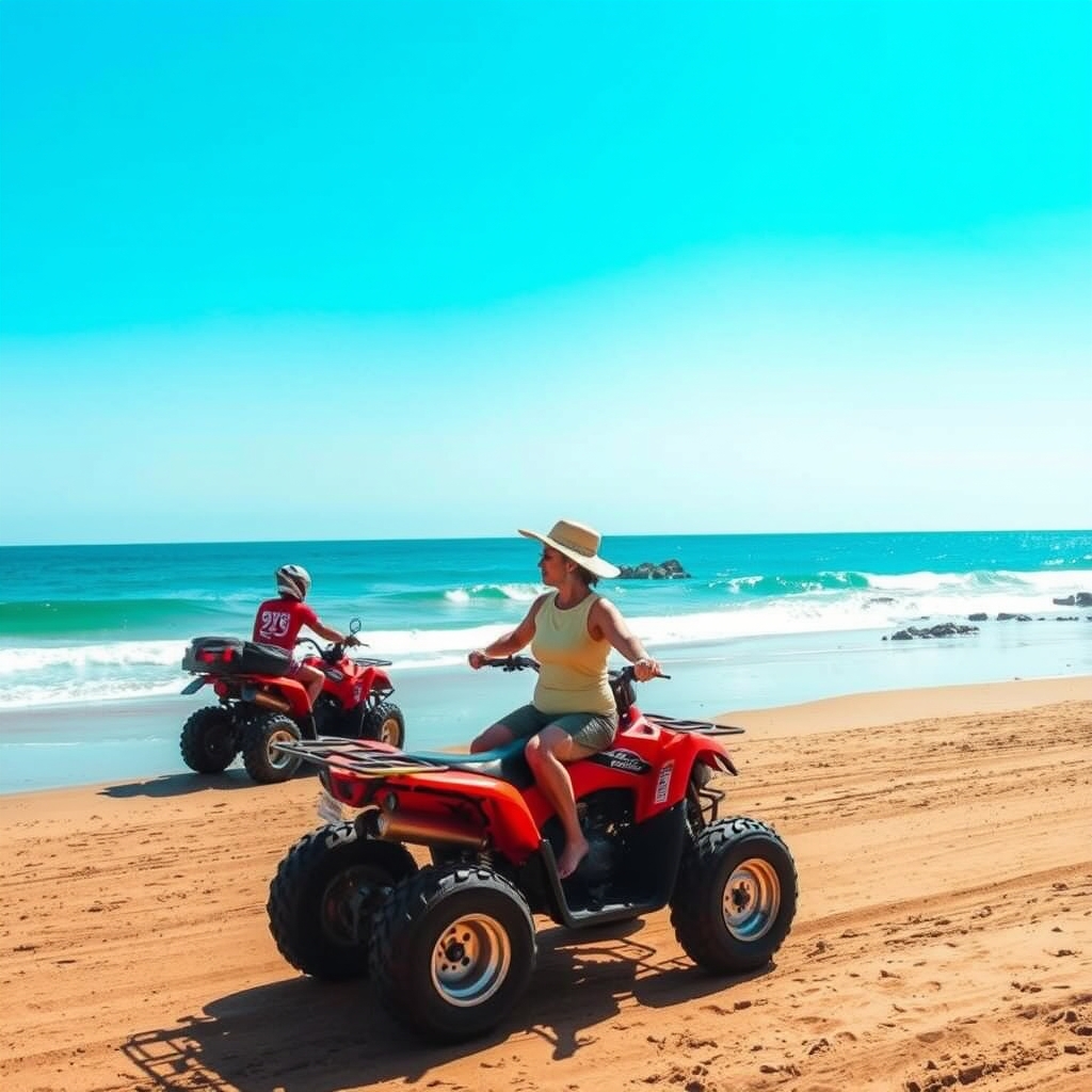 Quick way to grow your adventure: quad bike rental taghazout beach 5